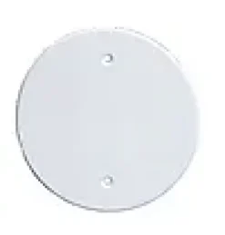 Vegglokk PVC hvit med skruefeste 92mm-Gelia New