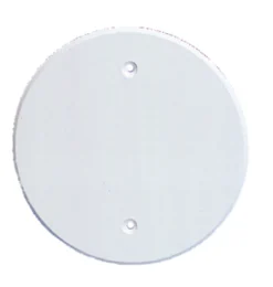 Vegglokk PVC hvit med skruefeste 92mm-Gelia New