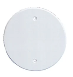 Vegglokk PVC hvit med skruefeste 92mm-Gelia New