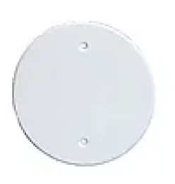 Vegglokk PVC hvit med skruefeste 92mm-Gelia New