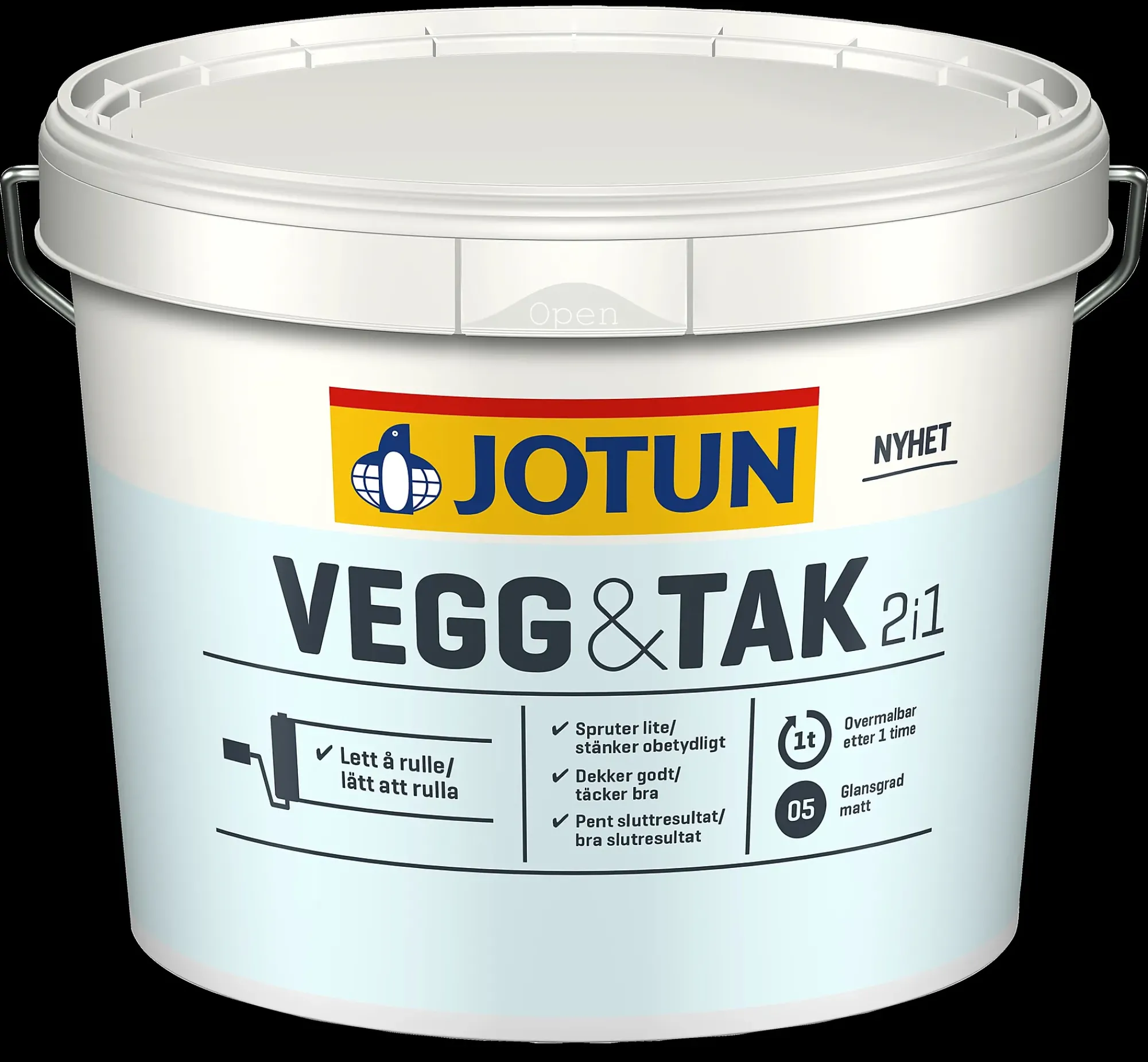 Vegg og tak B base 2,7l-Jotun