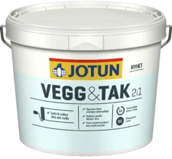 Vegg og tak hvit A base2,7l-Jotun Discount
