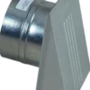 Ventilatorvent aluz 6x6" Ø150-Flexit Clearance