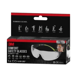Vernebrille Securefit klar-3m Clearance