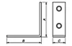Vinkeljern 6111 50mm-Pn Beslag Sale