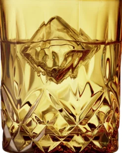 Whiskyglass Sorrento Amber 32cl 4stk-Lyngby glas Hot