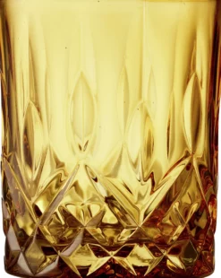 Whiskyglass Sorrento Amber 32cl 4stk-Lyngby glas Hot