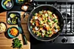 Wok med lokk 36cm hybrid-Hexclad Hot